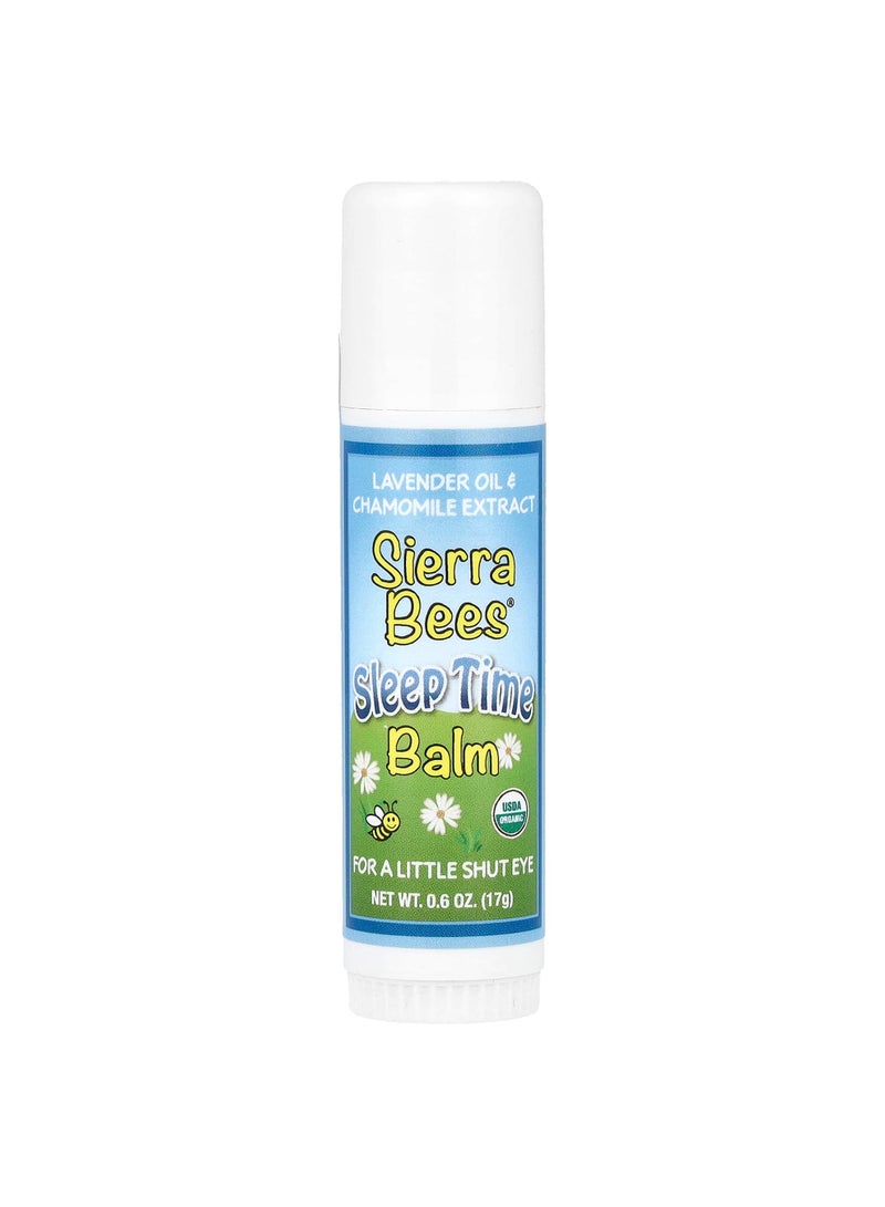 Sleep Time Balm Stick, Lavender & Chamomile, 0.6 oz (17 g)
